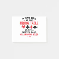 Bridge Player Funny Quote Bad Day At Bridge Table