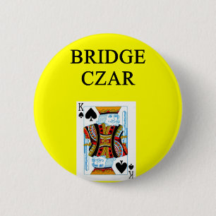 BRIDGE player joke 6 Cm Round Badge