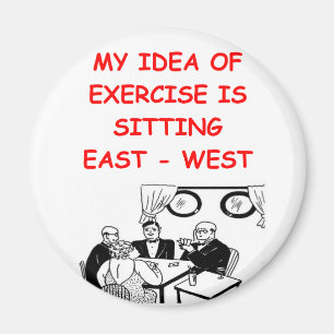 BRIDGE player joke Magnet