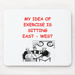 BRIDGE player joke Mouse Pad