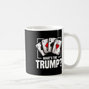 Bridge Player Queen Card Game Lover Trump King Bri Coffee Mug