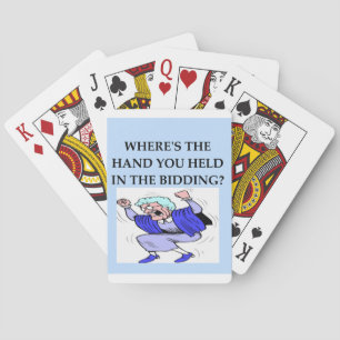 bridge playing cards