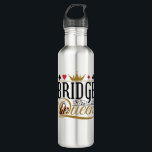 Bridge Queen 710 Ml Water Bottle<br><div class="desc">Cool gift for bridge player or partner. Perfect for bridge card game lover or enthusiast</div>