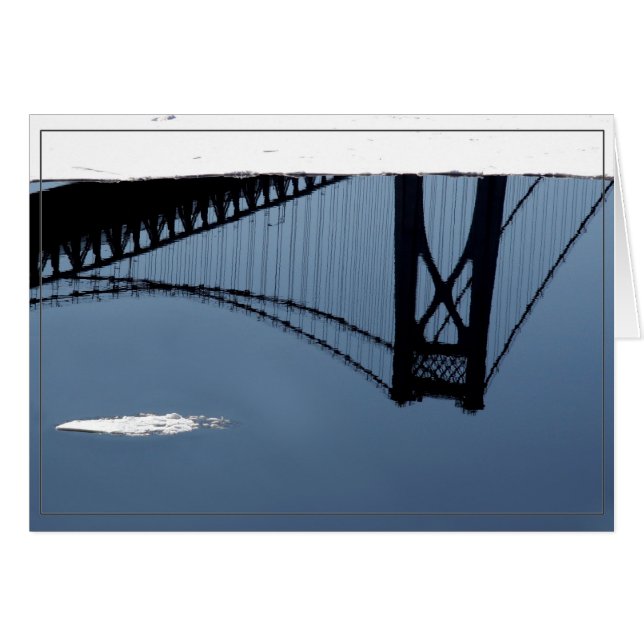 Bridge Reflection Winter (Front Horizontal)