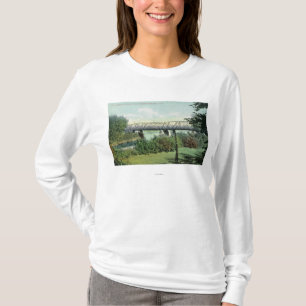 Bridge Street View of Hadley Bridge T-Shirt