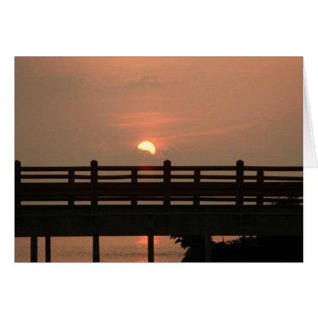 "bridge sunset" by Larry Coressel (Front Horizontal)