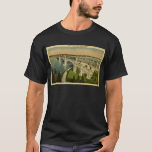 Bridge to Belle Isle Detroit, Michigan, Vintage T-Shirt