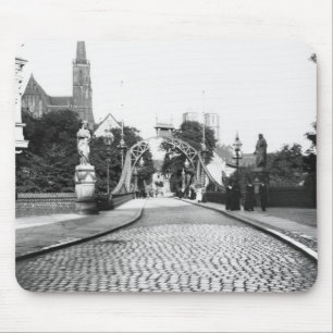 Bridge to the Cathedral, Breslau  Poland, c.1910 Mouse Pad