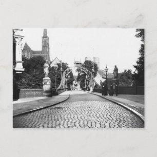 Bridge to the Cathedral, Breslau Poland, c.1910 Postcard