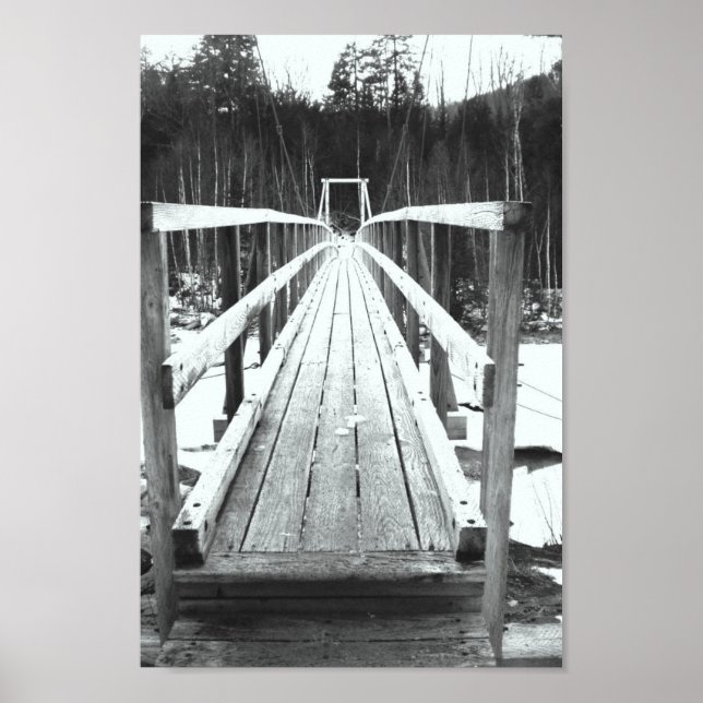 Bridge to the Great Gulf Wilderness Poster (Front)