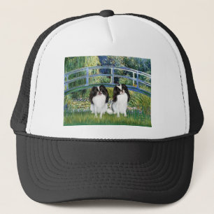 Bridge - Two Japanese Chins (2BW) Trucker Hat