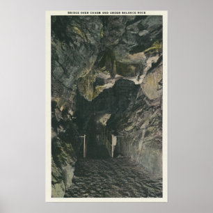 Bridge Under Balance Rock View Poster