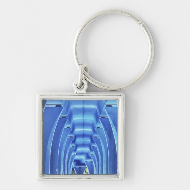 Bridge, underneath lighting, Port of Miami, Key Ring (Front)