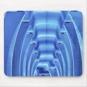 Bridge, underneath lighting, Port of Miami, Mouse Pad
