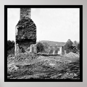 Bridge Where General Longstreet Retreated 1864 Poster