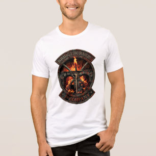 Bridgeburners Emblem – Malazan 1st Company Militar Tri-Blend Shirt