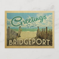 Bridgeport Beach Vintage Travel