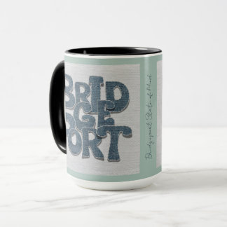 Bridgeport Connecticut Denim Mug