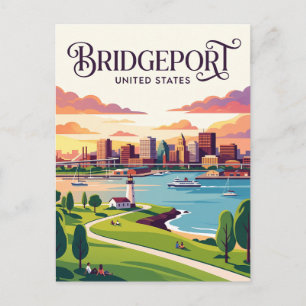 Bridgeport Connecticut Postcard