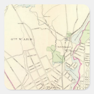 Bridgeport, north square sticker