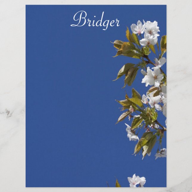 Bridger Blossom Letterhead (Front)
