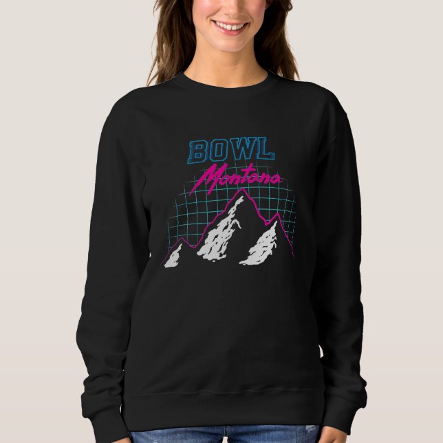 Bridger Bowl Montana  USA Ski Resort  BACK PRINT Sweatshirt (Front)