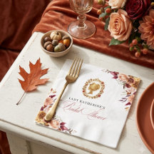 Bridgerton Fall Bridal Shower Invitation Floral
