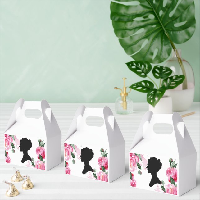 BRIDGERTON FLORAL BRIDAL SHOWER FAVOUR BOX (Multiple)