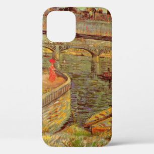 Bridges Across Seine, Asnieres by Vincent van Gogh iPhone 12 Case