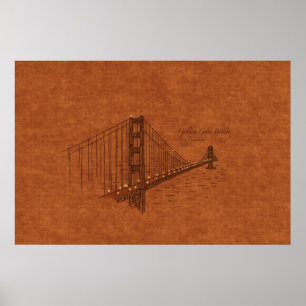 Bridges: Golden Gate, USA Poster