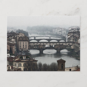 Bridges of Florence, Italy Postcard