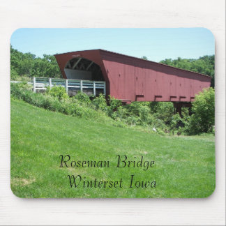 Bridges of Madison County Winterset, Iowa Mouse Pad