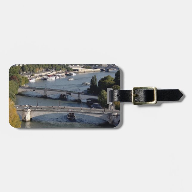 Bridges of Paris Luggage Tag (Front Horizontal)