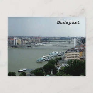 Bridges over the Danube Postcard