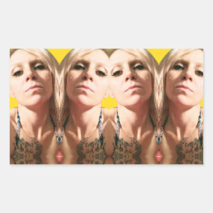 Bridget Cubed Rectangular Sticker