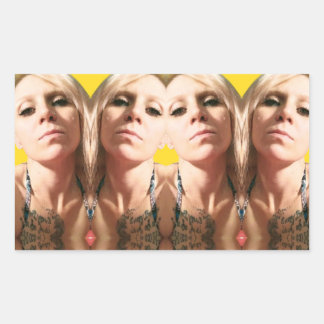 Bridget Cubed Rectangular Sticker