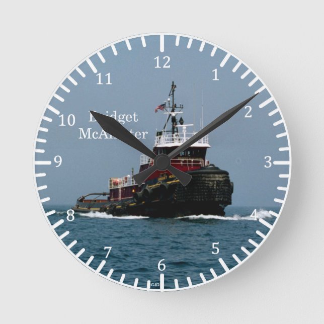 Bridget McAllister clock (Front)