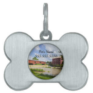 Bridgeton Bridge And Mill Pet ID Tag