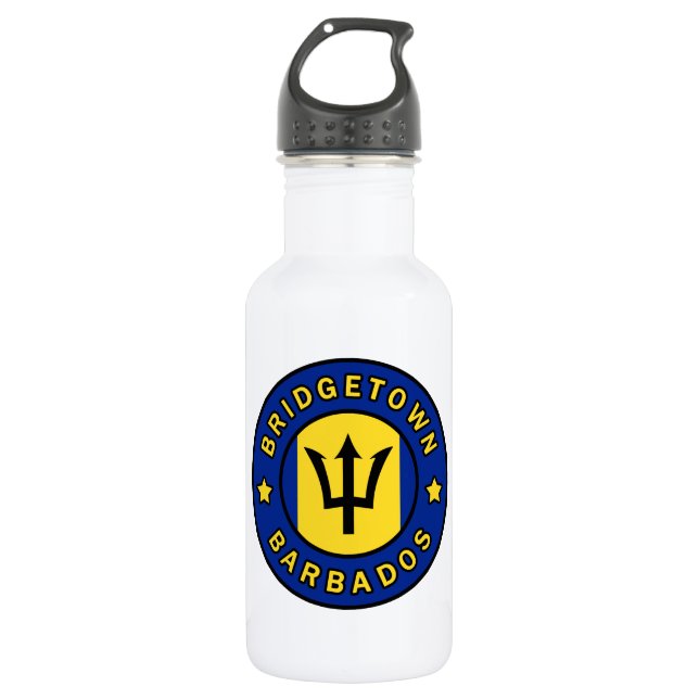 Bridgetown Barbados 532 Ml Water Bottle (Front)