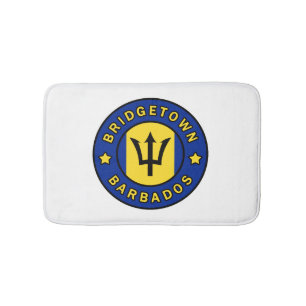 Bridgetown Barbados Bath Mat