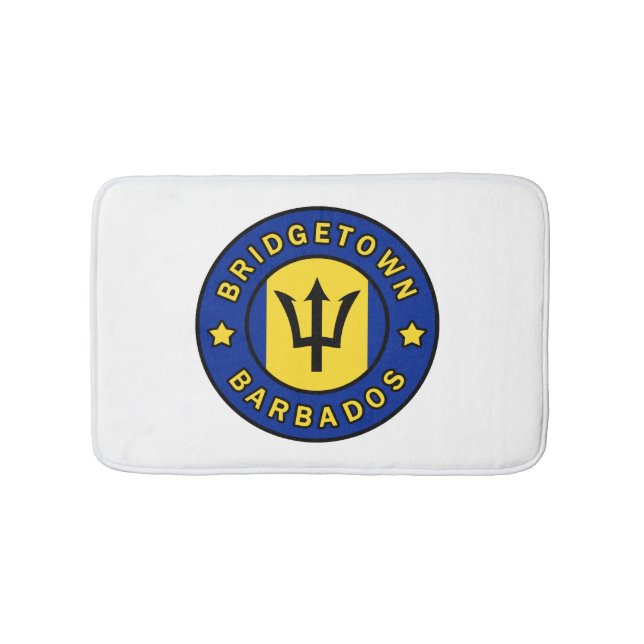 Bridgetown Barbados Bath Mat (Front)