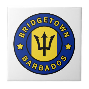Bridgetown Barbados Ceramic Tile