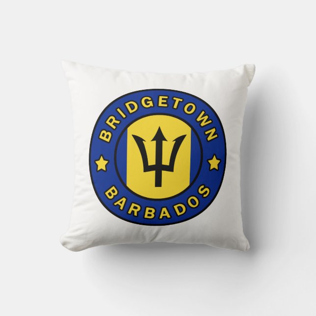 Bridgetown Barbados Cushion (Front)