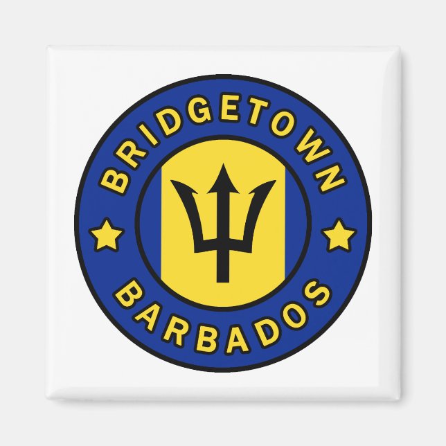 Bridgetown Barbados Magnet (Front)