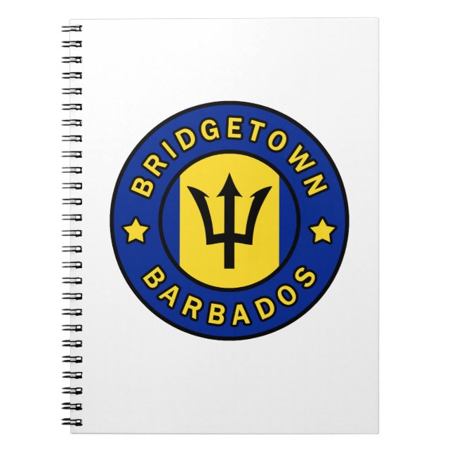 Bridgetown Barbados Notebook (Front)