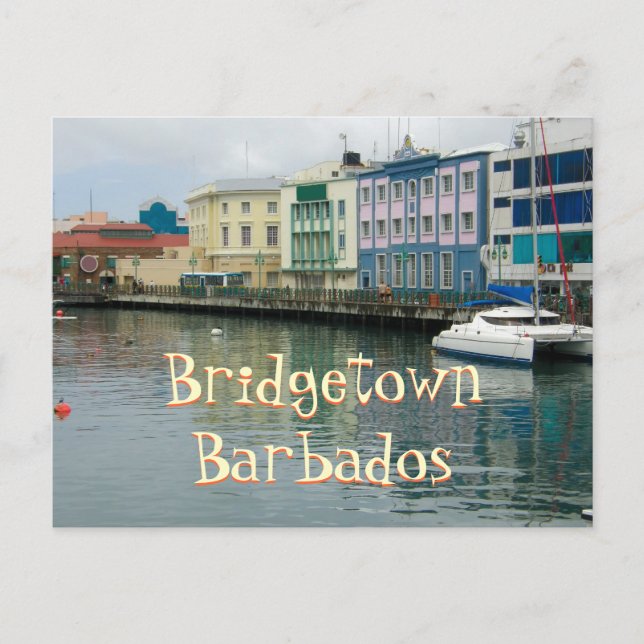 Bridgetown, Barbados Postcard (Front)