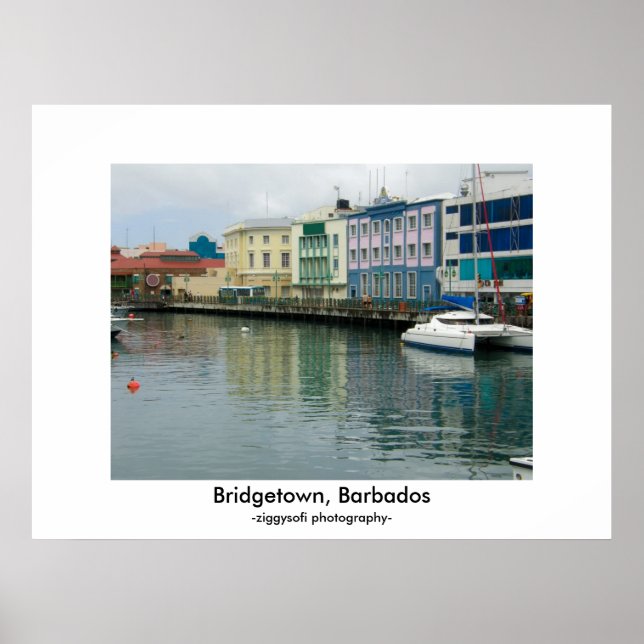 Bridgetown, Barbados poster print (Front)
