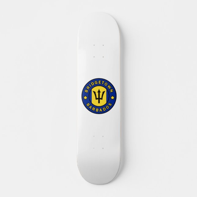 Bridgetown Barbados Skateboard (Front)