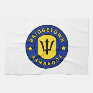 Bridgetown Barbados Tea Towel