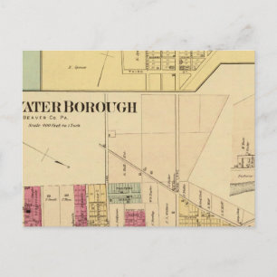 Bridgewater Borough with Shippingport Postcard